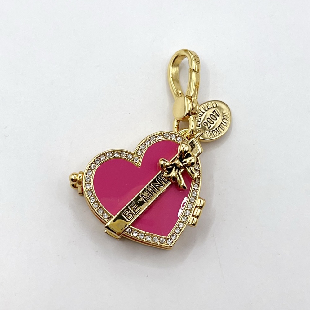 Juicy Couture heart jewelry box charm